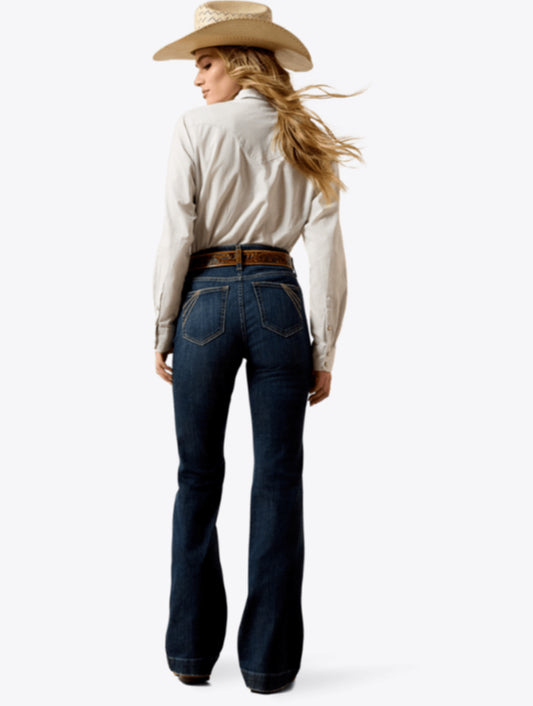 ARIAT WOMENS HIGH RISE VIVIENNE SLIM TROUSER JEAN