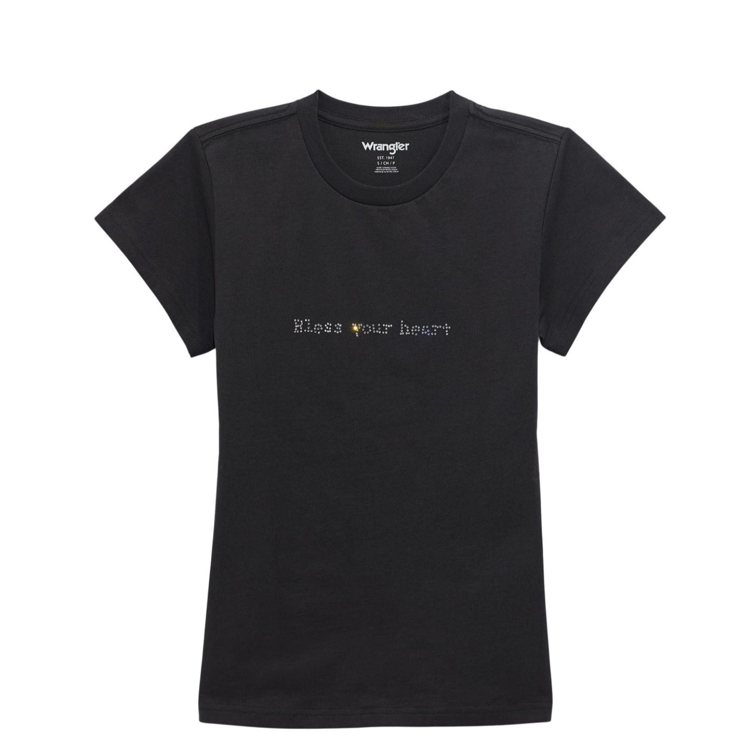 WRANGLER WOMENS BLESS YOUR HEART SHORT SLEEVE TEE