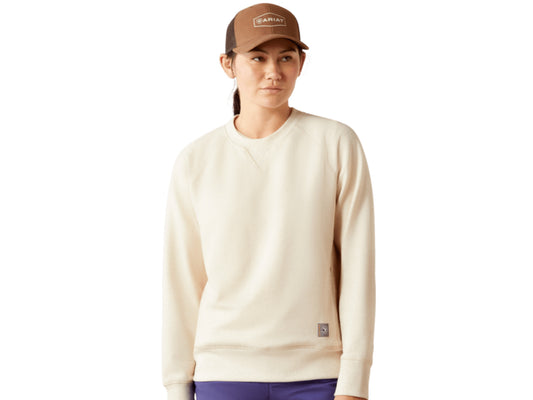 ARIAT WOMENS REBAR WORKMAN WASHED FLEECE SWEATSHIRT