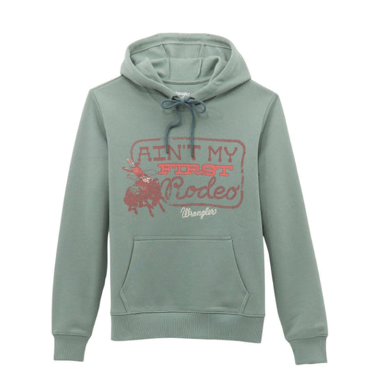 WRANGLER WOMENS AINT MY FIRST RODEO HOODIE