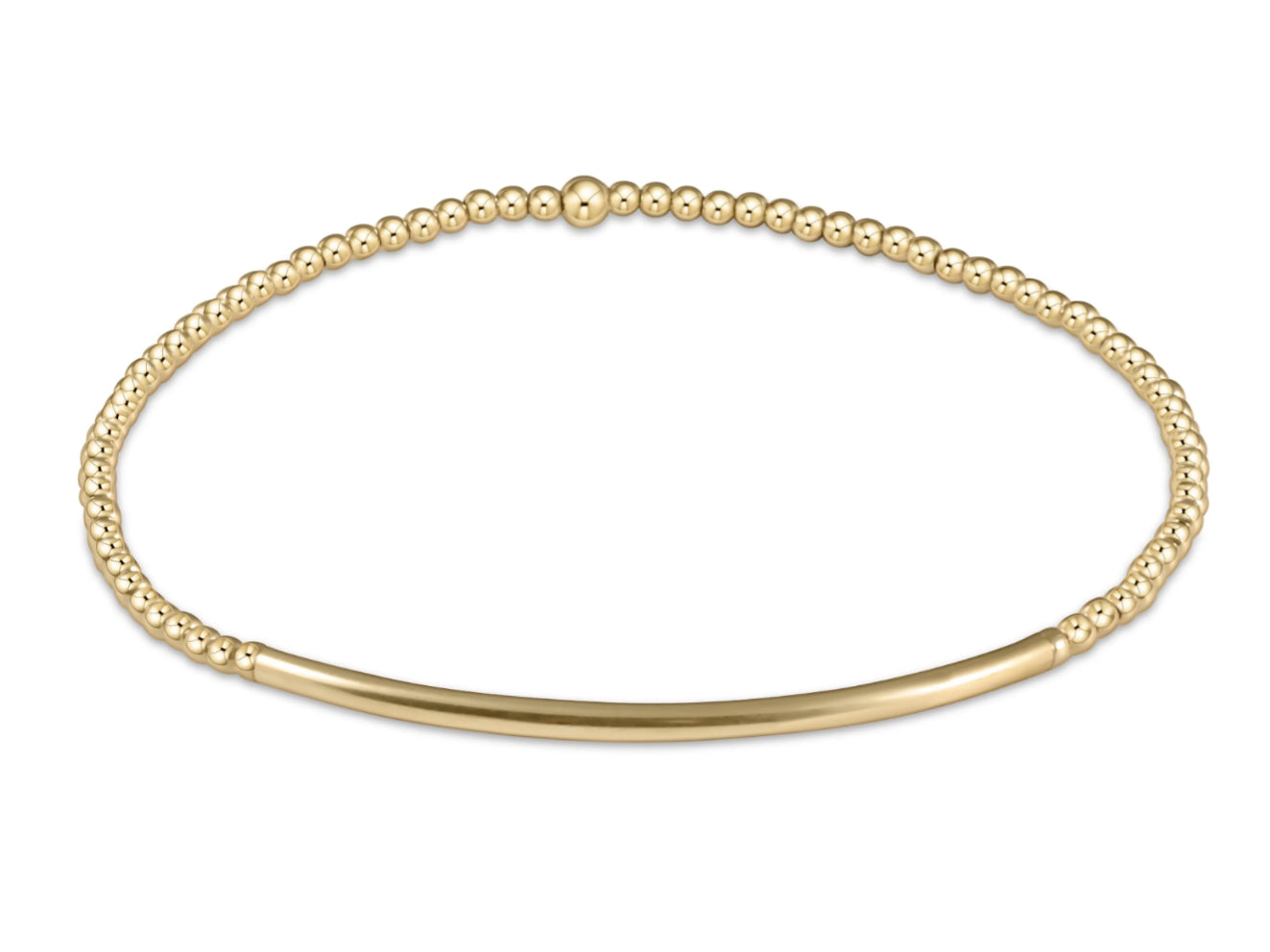 E NEWTON BLISS BAR GOLD 2MM BRACELET