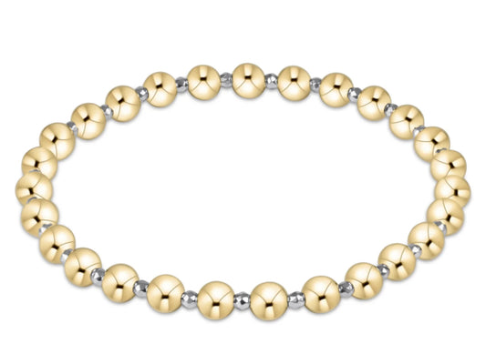 E NEWTON BRIHT SILVER FACETED HEMATITE GRATEFUL PATTERN 5MM BEAD BRACELET