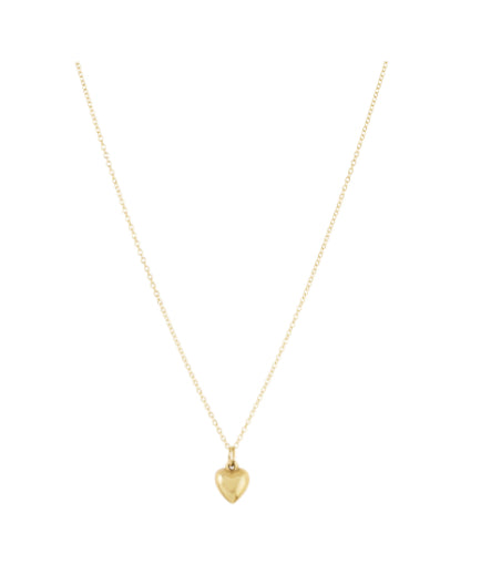 E NEWTON 16” NECKLACE GOLD-LOVE PLUSH SMALL GOLD CHARM