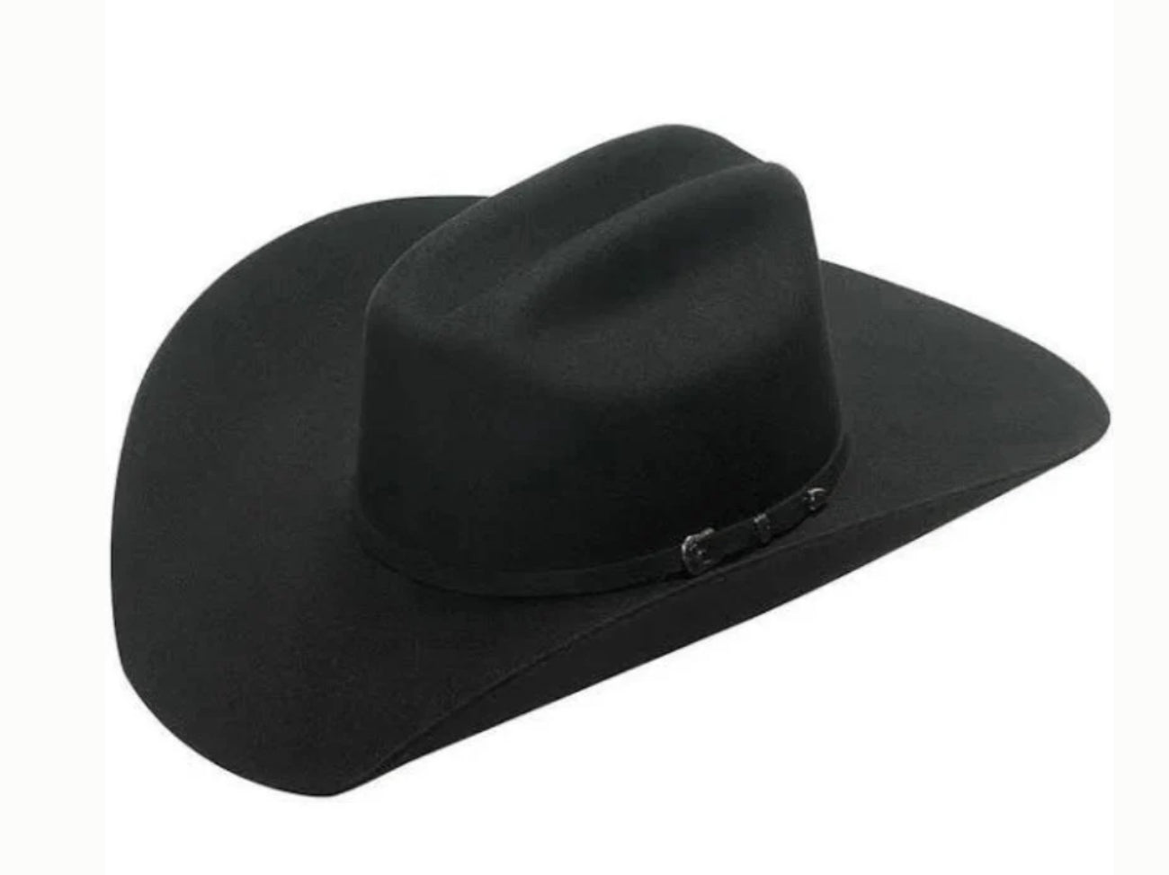 TWISTER SOUTH WEST SANTA FE 4 /4” BLACK FELT COWBOY HAT