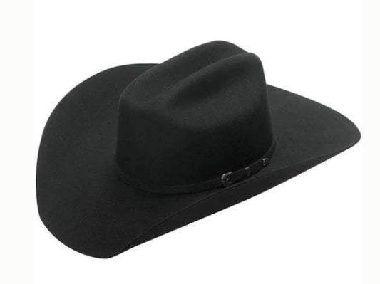 TWISTER SOUTH WEST SANTA FE 4 /4” BLACK FELT COWBOY HAT