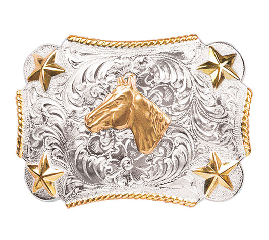NOCONA BOYS HORSEHEAD BUCKLE