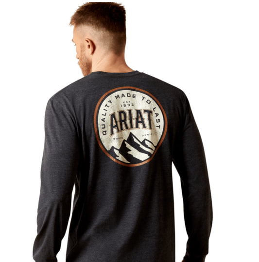 ARIAT MENS QUALITY BUILT TO LAST LONG SLEEVE TSHIRT