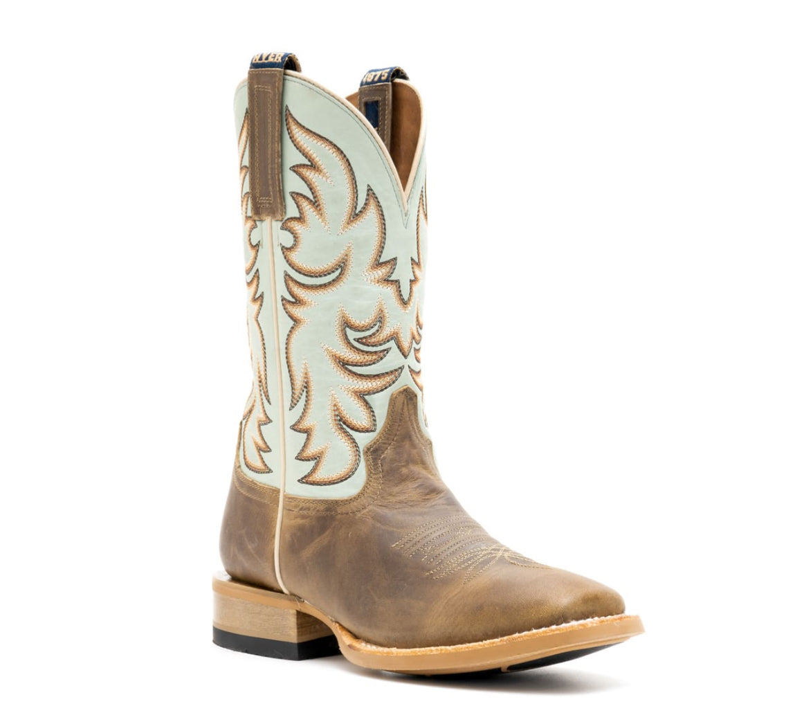 HYER BOOT CO WOMENS 11” TOPEKA TAN WIDE SQUARE TOE BOOT