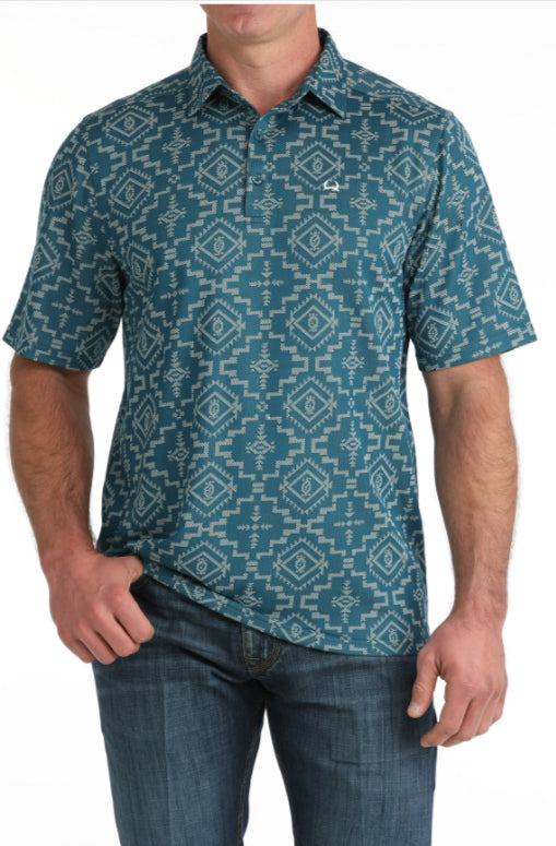 CINCH MENS SHORT SLEEVE ARENAFLEX POLO