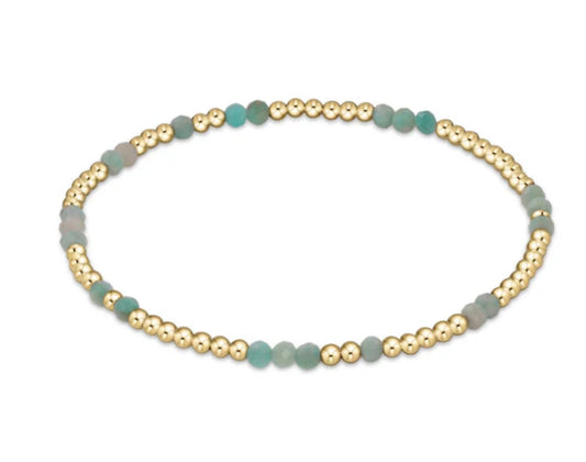 E NEWTON EXTENDS HOPE UNWRITTEN GEMSTONE BRACELET AMAZONITE