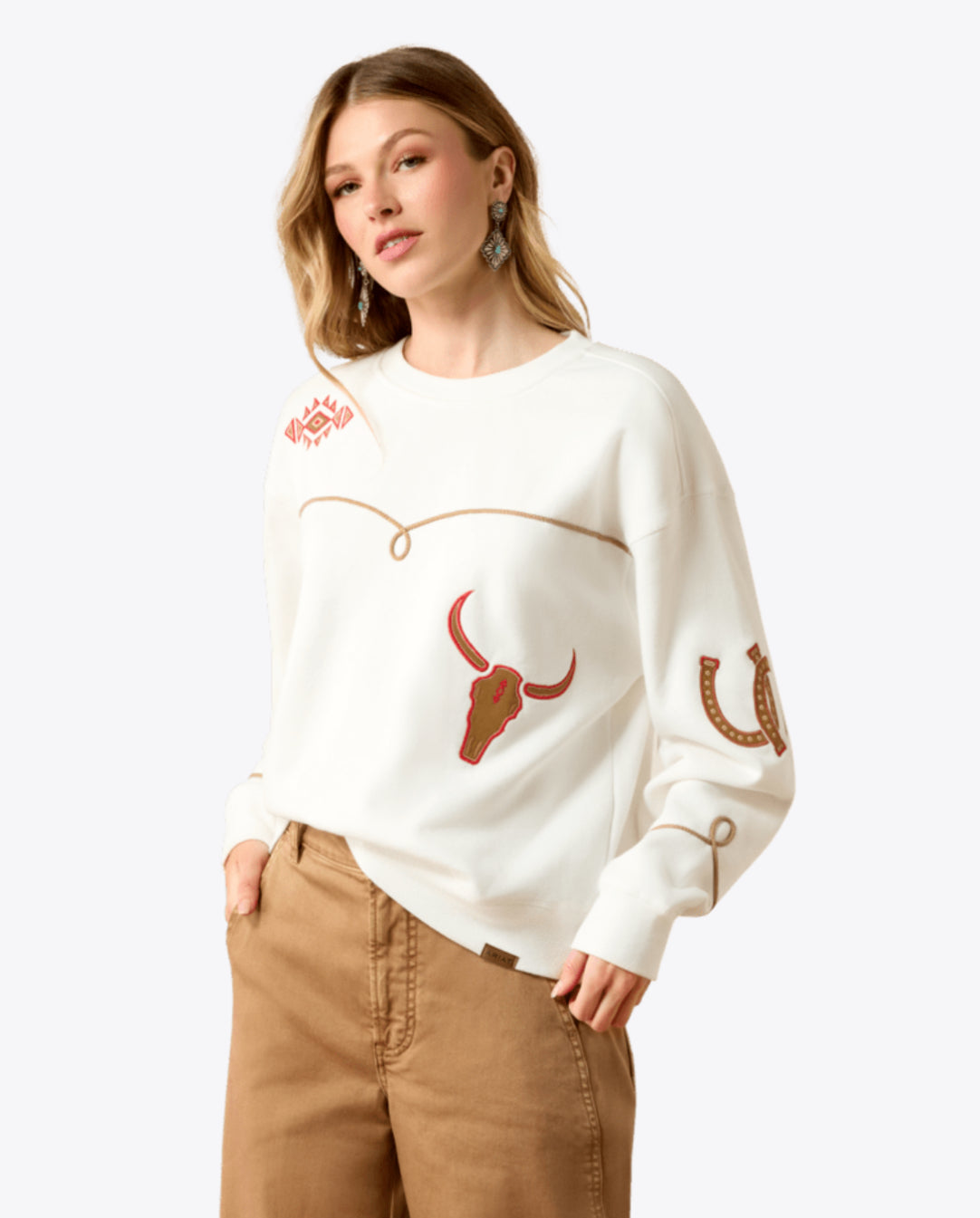 ARIAT WOMENS KANSAS SWEATSHIRT