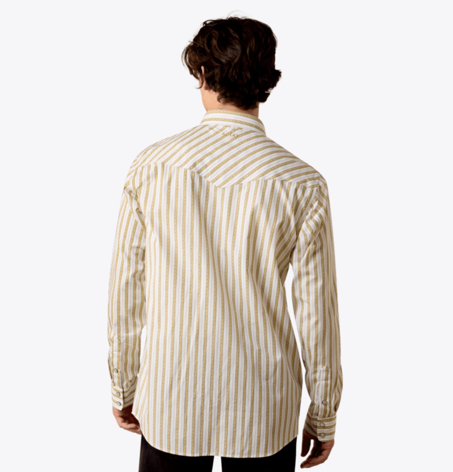 ARIAT MENS WRINKLE FREE RIVAL FITTED SNAP SHIRT