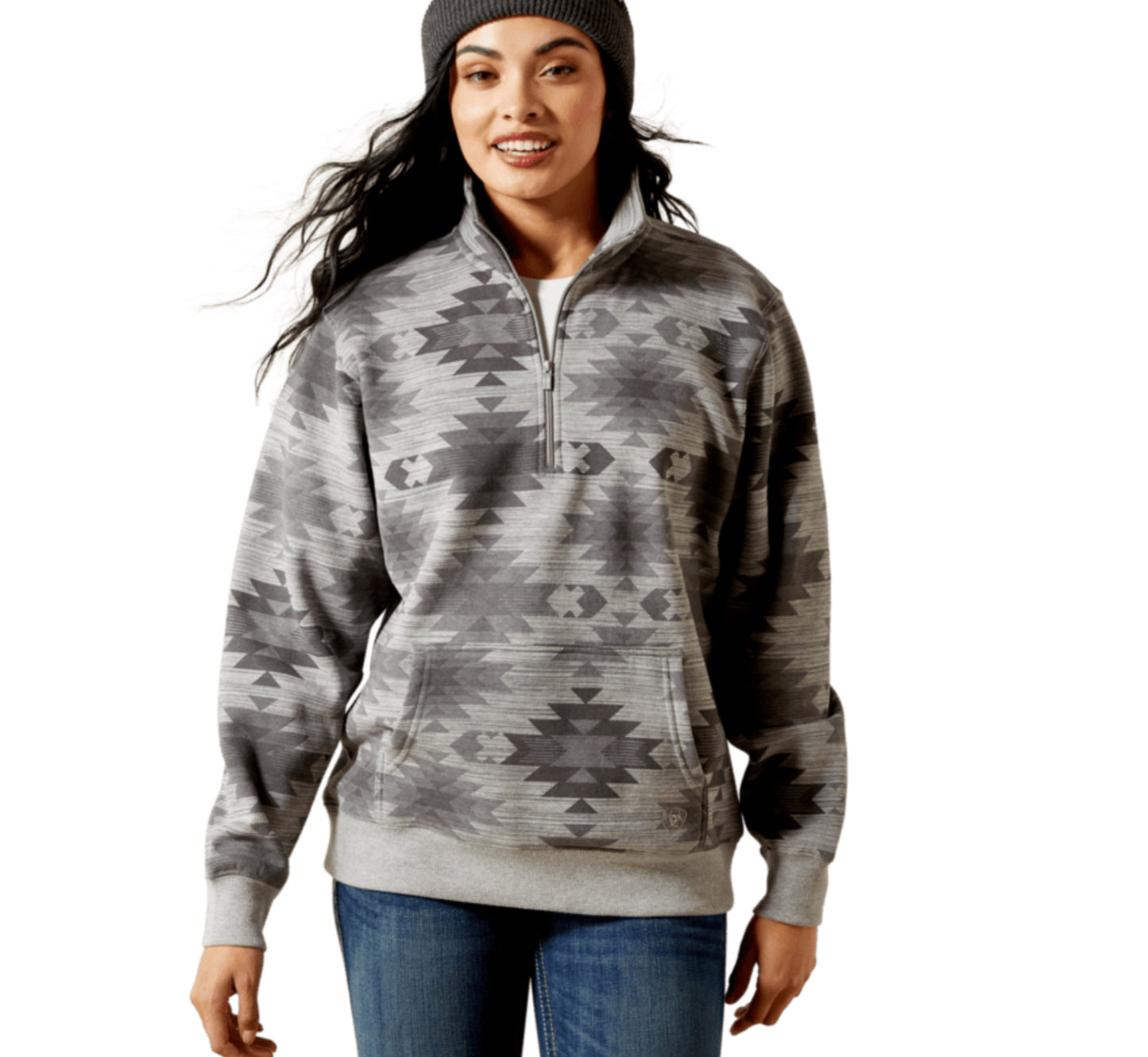 ARIAT WOMENS SIENNA 1/2 ZIP SWEATSHIRT