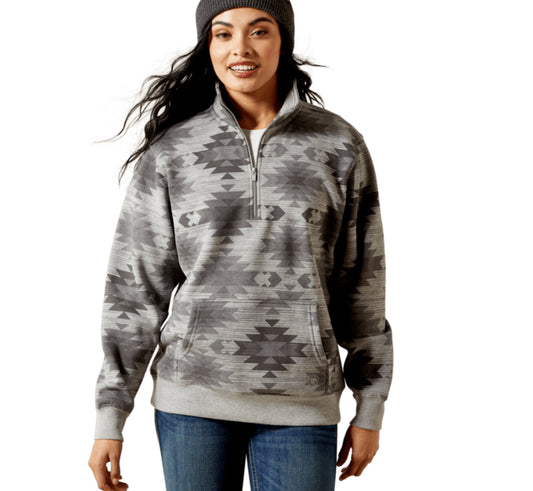 ARIAT WOMENS SIENNA 1/2 ZIP SWEATSHIRT