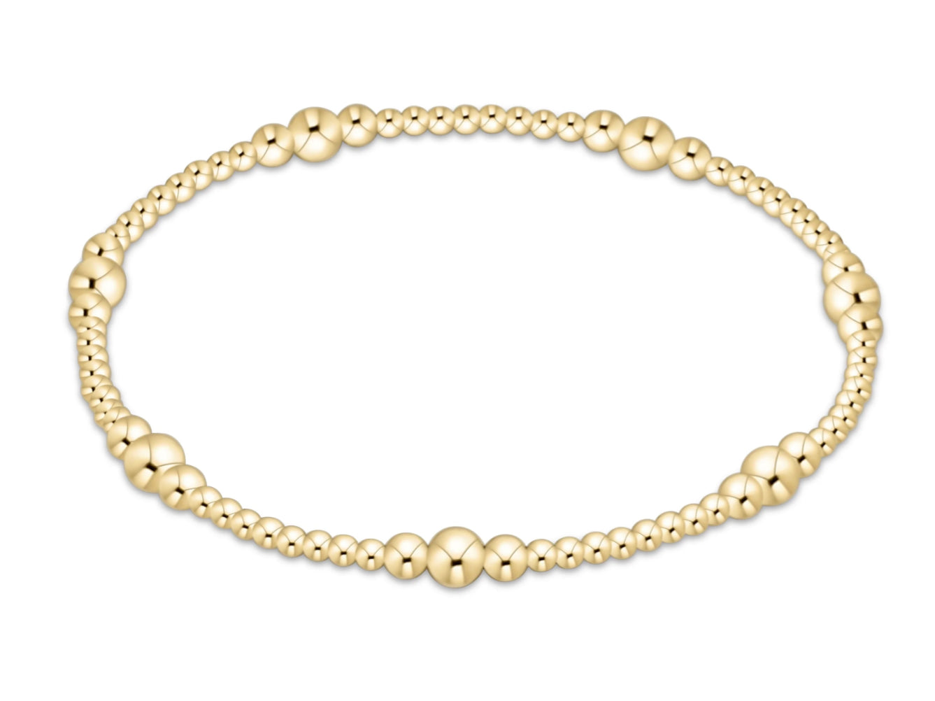 E NEWTON PURPOSE GOLD 4MM BRACELET