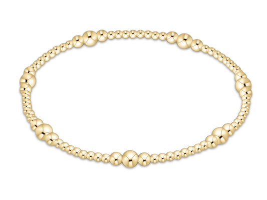 E NEWTON PURPOSE GOLD 4MM BRACELET