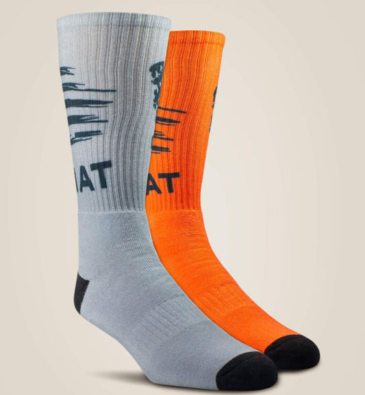 ARIAT MENS PATRIOT GRAPHIC CREW SOCK