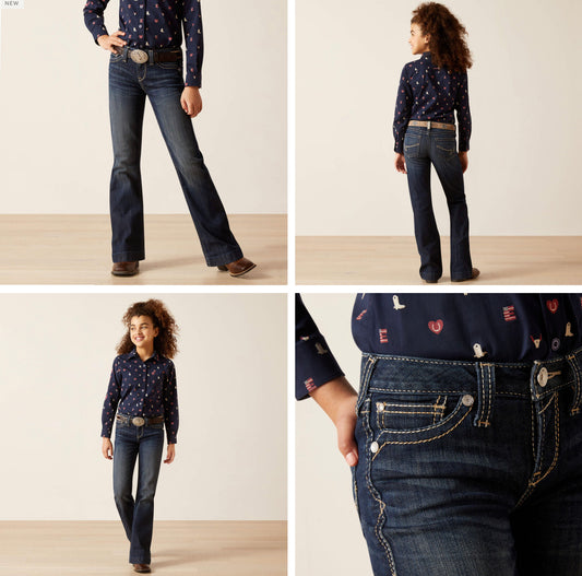 ARIAT GIRLS R.E.A.L. SELMA TROUSER JEAN NAOMI