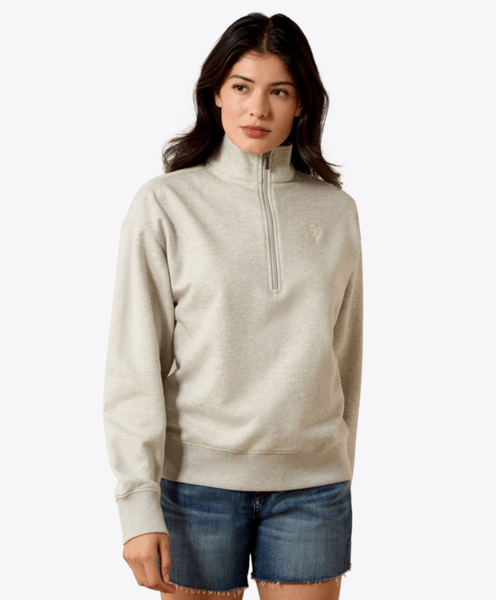 ARIAT WOMENS 1/2 ZIP SWEATSHIRT
