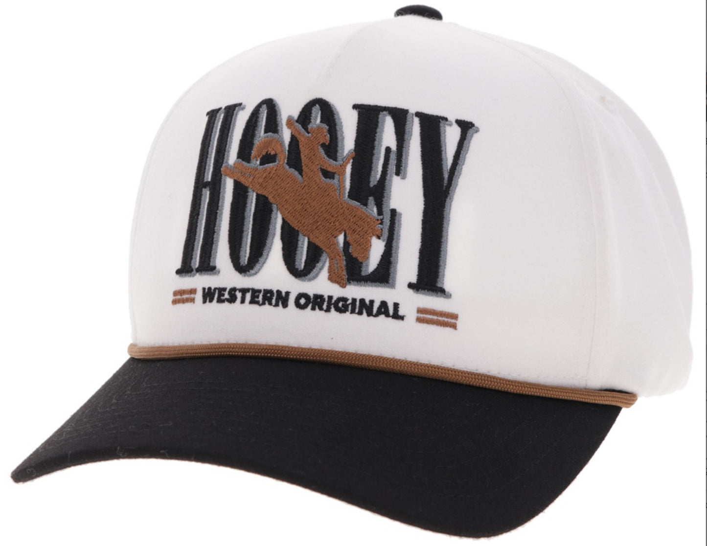 HOOEY WILD RIDE 5 PANEL TRUCKER WITH EMBROIDERY LOGO
