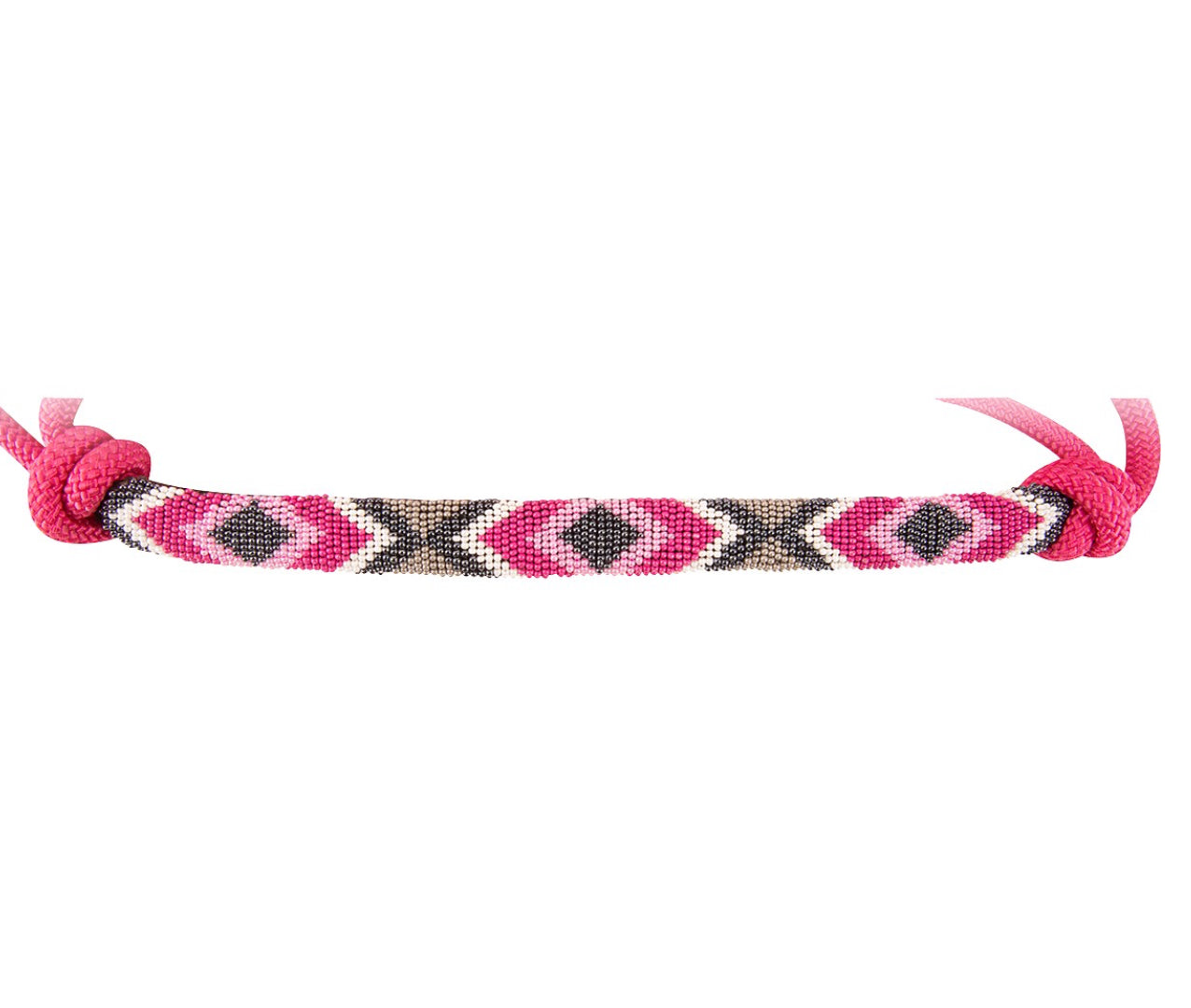 CASHEL BEADED NOSE ROPE HALTER WITH 9’ LEAD