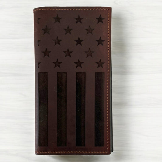 TWISTED X STARS AND STRIPES RODEO WALLET