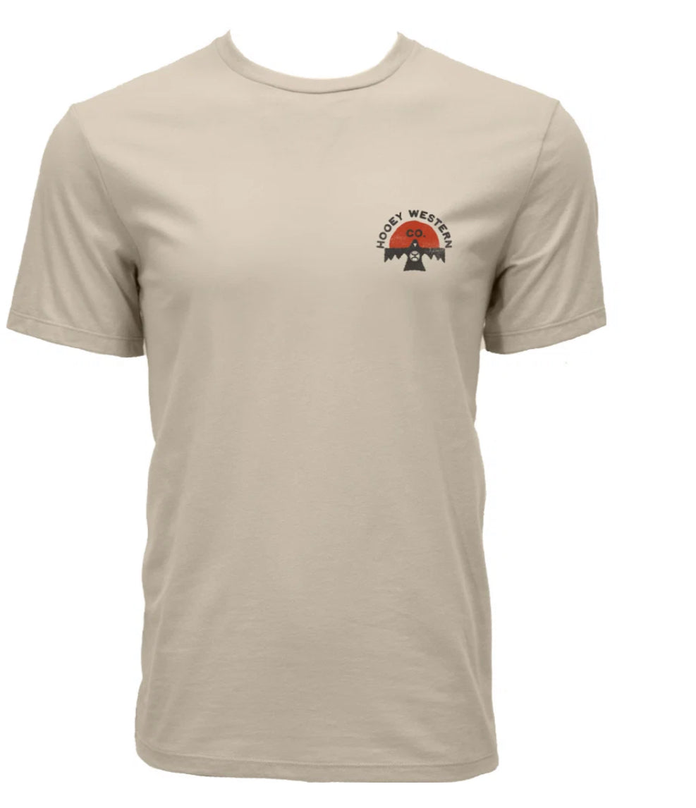 HOOEY MENS RURAL ROOTS HOOEY T-SHIRT CREAM