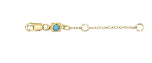 E NEWTON 2” NECKLACE EXTENDER GOLD