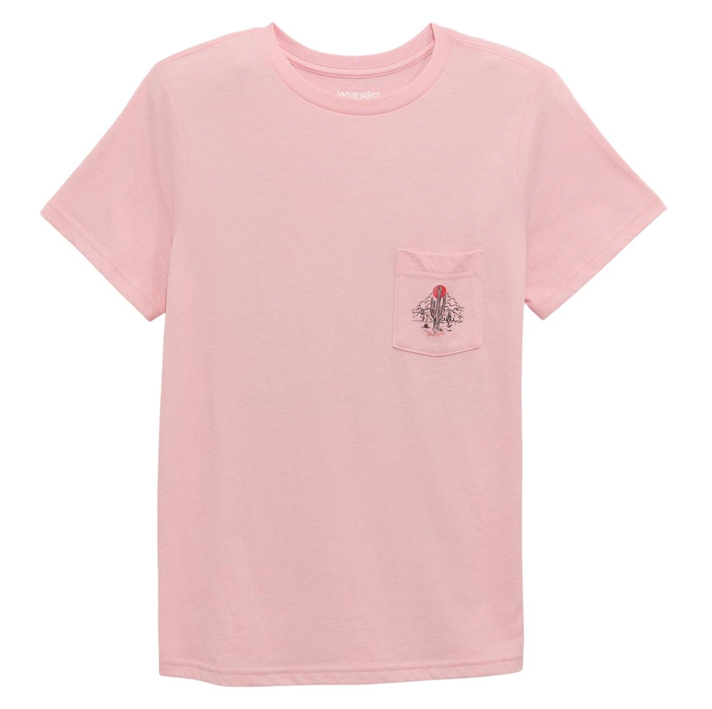 WRANGLER WOMENS CACTUS FRONT POCKET GRAPHIC TEE