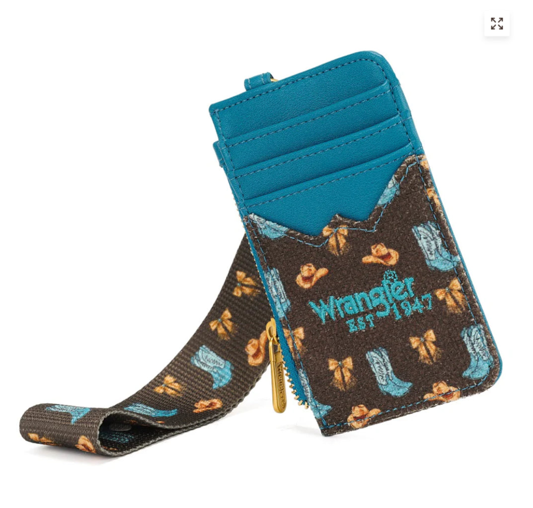 Wrangler Western Print RFID Blocking Wallet