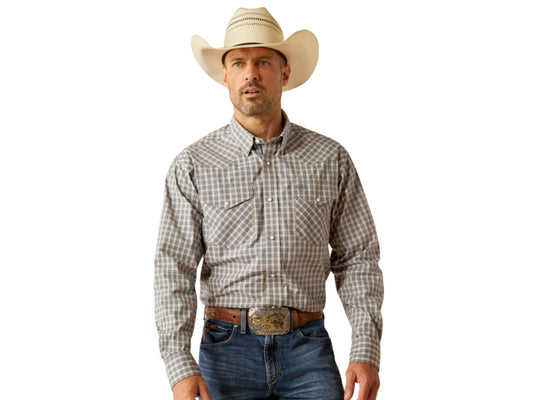 ARIAT MENS PRO FAIRBANKS SNAP LONG SLEEVE SHIRT