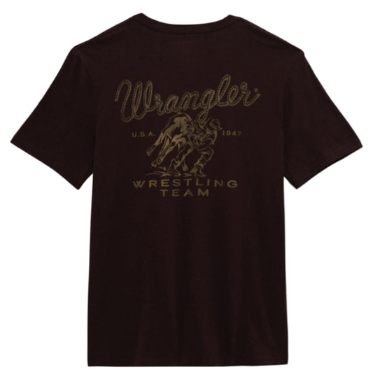 WRANGLER MENS WRESTLING TEAM SHORT SLEEVE GRAPHIC TEE