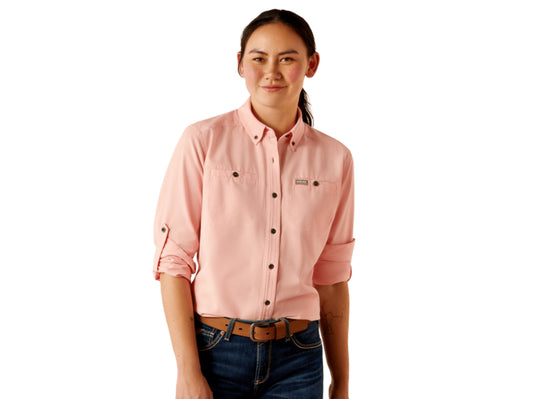 ARIAT WOMENS REBAR MADE TOUGH 360 LONG SLEEVE WORK SHIRT