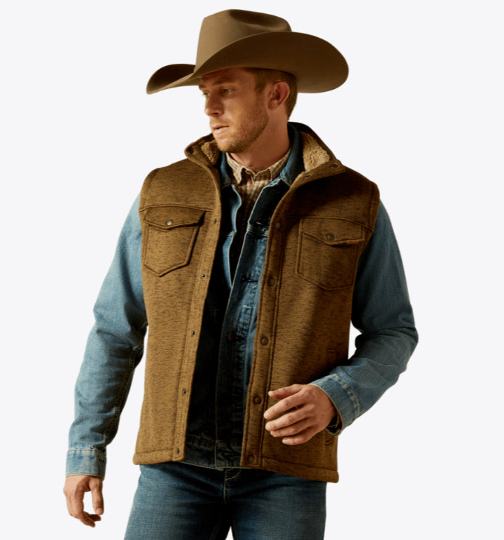 ARIAT MENS CALDWELL SHERPA VEST