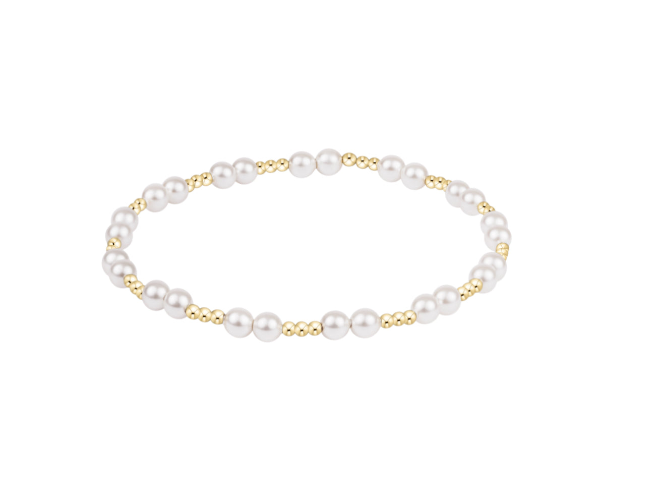 E NEWTON TOGETHER PEARL 4MM BRACELET