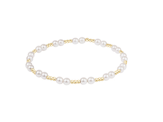 E NEWTON TOGETHER PEARL 4MM BRACELET