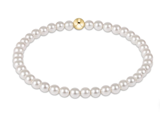 E NEWTON EXTENDS CLASSIC PEARL 4MM BEAD BRACELET