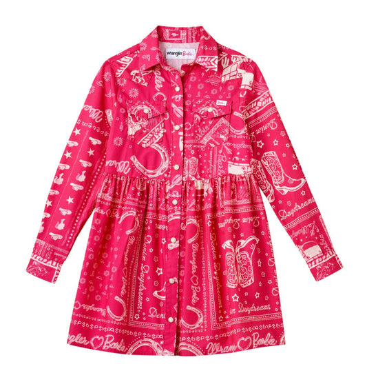 WRANGLER X BARBIE SHIRT DRESS