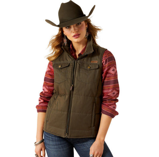 ARIAT WOMENS GRIZZLY QUILTER VEST
