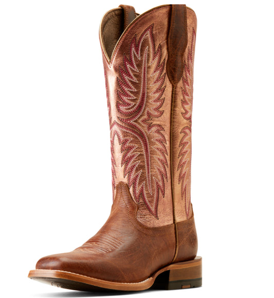 ARIAT WOMENS FRONTIER CALAMITY JANE BTE DISTRESSED BROWN BOOT