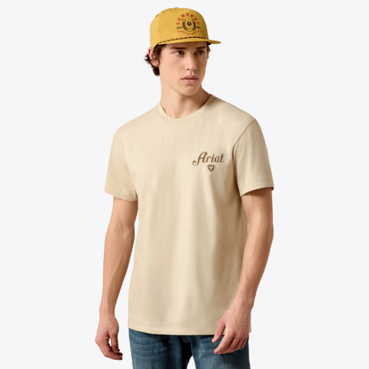 ARIAT MENS COWBOY CLAUS TSHIRT