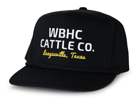 WHISKEY BENT HAT CO CATTLEMAN ROPE CAP