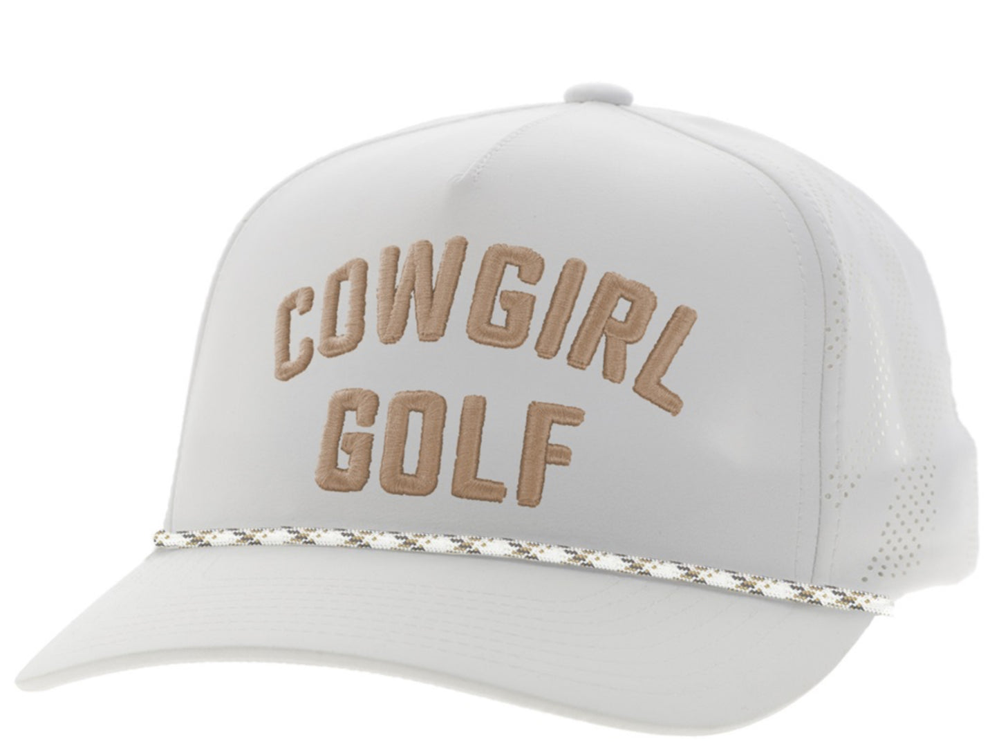 HOOEY COWGIRL GOLF LOGO 5 PANEL TRUCKER