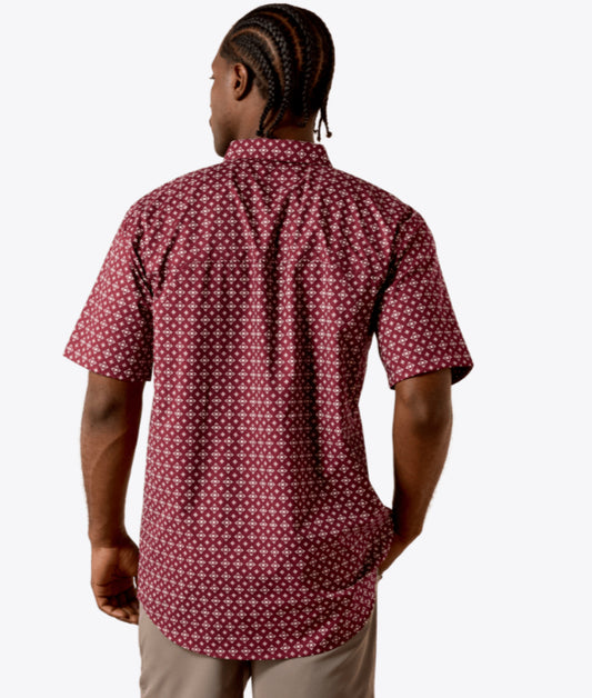 ARIAT MENS PRINTED 360 AIRFLOW SHORT SLEEVE SHIRT