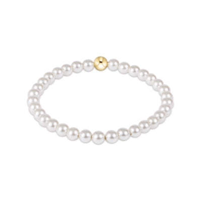 E NEWTON CLASSIC PEARL 5MM BEAD BRACELET