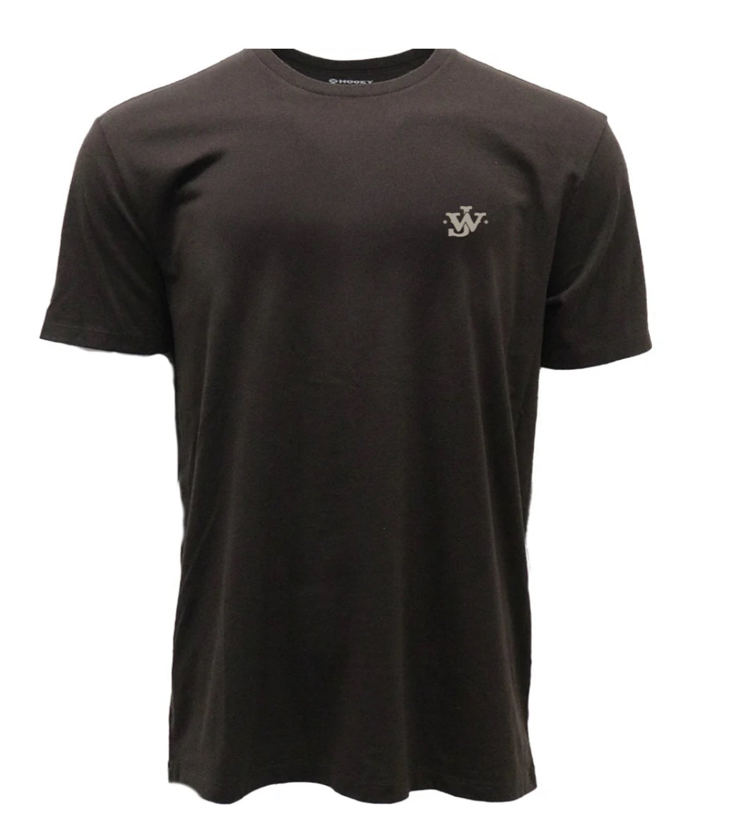 HOOEY MENS JOHN WAYNE T-SHIRT DARK BROWN