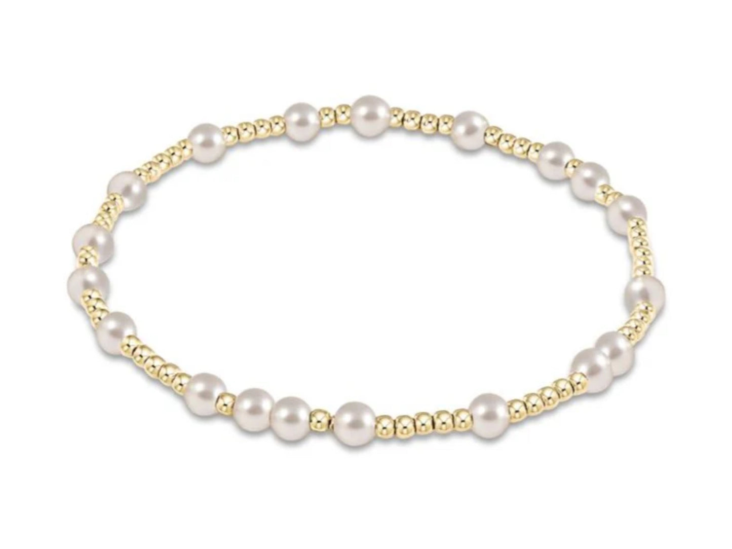 E NEWTON HOPE UNWRITTEN PEARL 4MM BRACELET