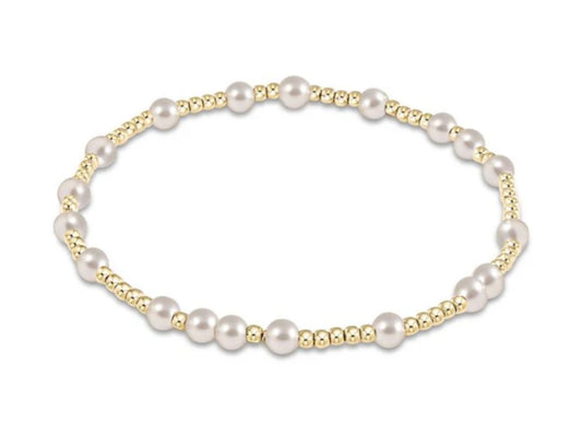 E NEWTON HOPE UNWRITTEN PEARL 4MM BRACELET