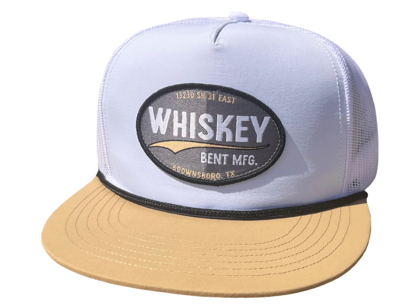 WHISKEY BENT HAT CO BODIE WHITE CAP