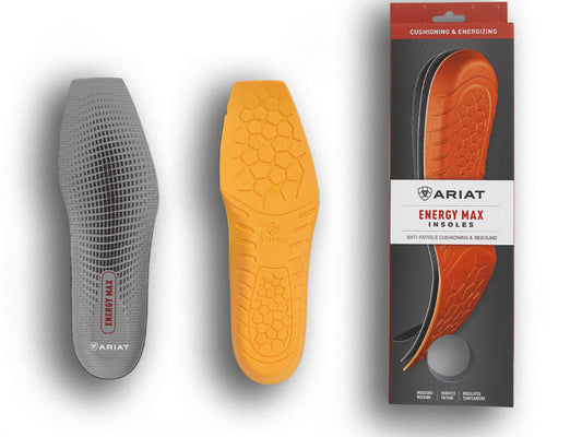 ARIAT MENS ENERGY MAX WIDE SQUARE TOE INSOLE